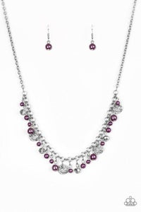 Paparazzi Jewelry Coastal Cache - Purple Necklace - Pure Elegance by Kym