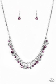 Paparazzi Jewelry Coastal Cache - Purple Necklace - Pure Elegance by Kym