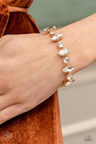 Paparazzi Jewelry Exclusively Extravagant - Gold Bracelet - Pure Elegance by Kym