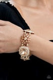 Paparazzi Jewelry Glided Gallery - Gold Bracelet - Pure Elegance by Kym