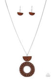 Paparazzi Jewelry Homespun Stylist - Brown Necklace - Pure Elegance by Kym