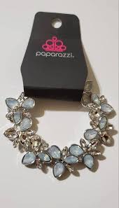 Paparazzi Accessories Ice Garden White Bracelet - Pure Elegance by Kym