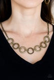 Paparazzi Jewelry Modern Day Madonna - Brass Necklace - Pure Elegance by Kym