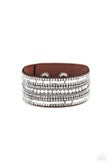 Paparazzi Jewelry Rebel Radiance - Brown Bracelet - Pure Elegance by Kym