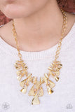 Paparazzi Jewelry Blockbuster The Sands of Time - Gold Necklace - Pure Elegance by Kym