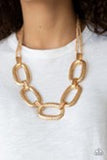 Paparazzi Jewelry Take Charge - Gold Necklace - Pure Elegance by Kym